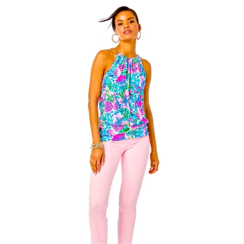 BNWOT Lilly Bowen Halter Top -Size L STUNNING